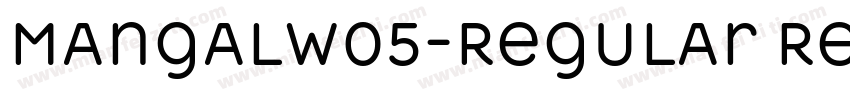 MangalW05-Regular Re字体转换